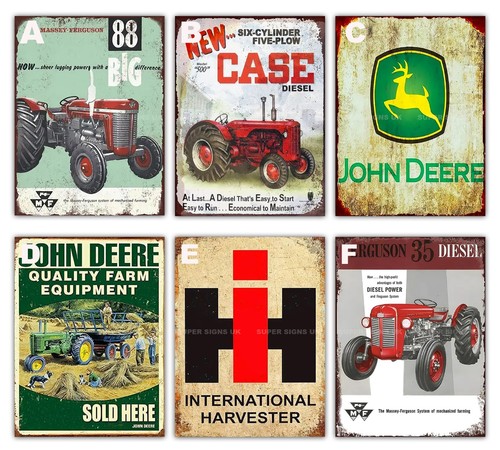 Vintage style farm tractors - style,
